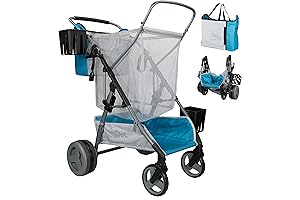 XL Foldable Rolling Beach Wagon