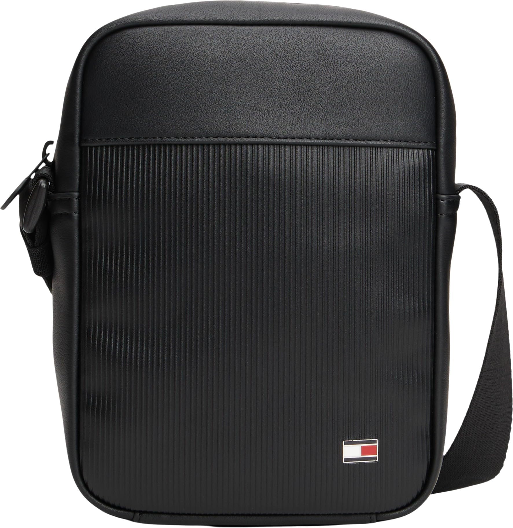 Tommy Hilfiger Men's Black Flag Reporter Cross Body Bag, Sports Direct