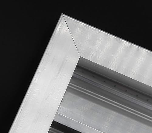 Miniatura 3 de Ventilas de aluminio a prueba de agua para exteriores. Resistentes al agua y a la lluvia. Con tela de alambre. Ventila para aire acondicionado a