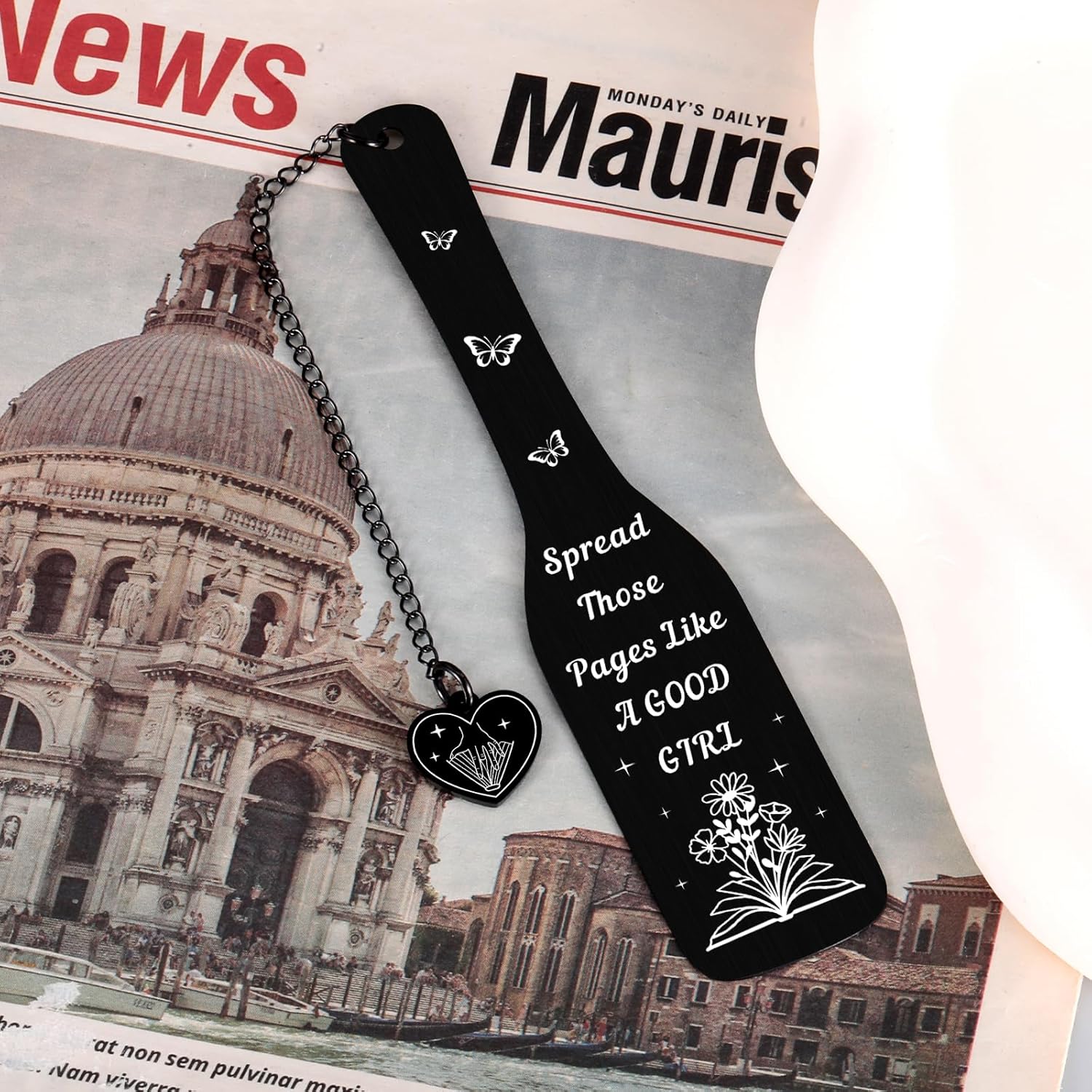 Good Girl Bookmark, Christmas Stocking Stuffers for Women Adults, Dark Romance Bookmarks, Gag Gifts for Book Lover Friends, Book Accessories for Reading Lovers, Novelty Bookish Gifts for Reading Women - Image 6