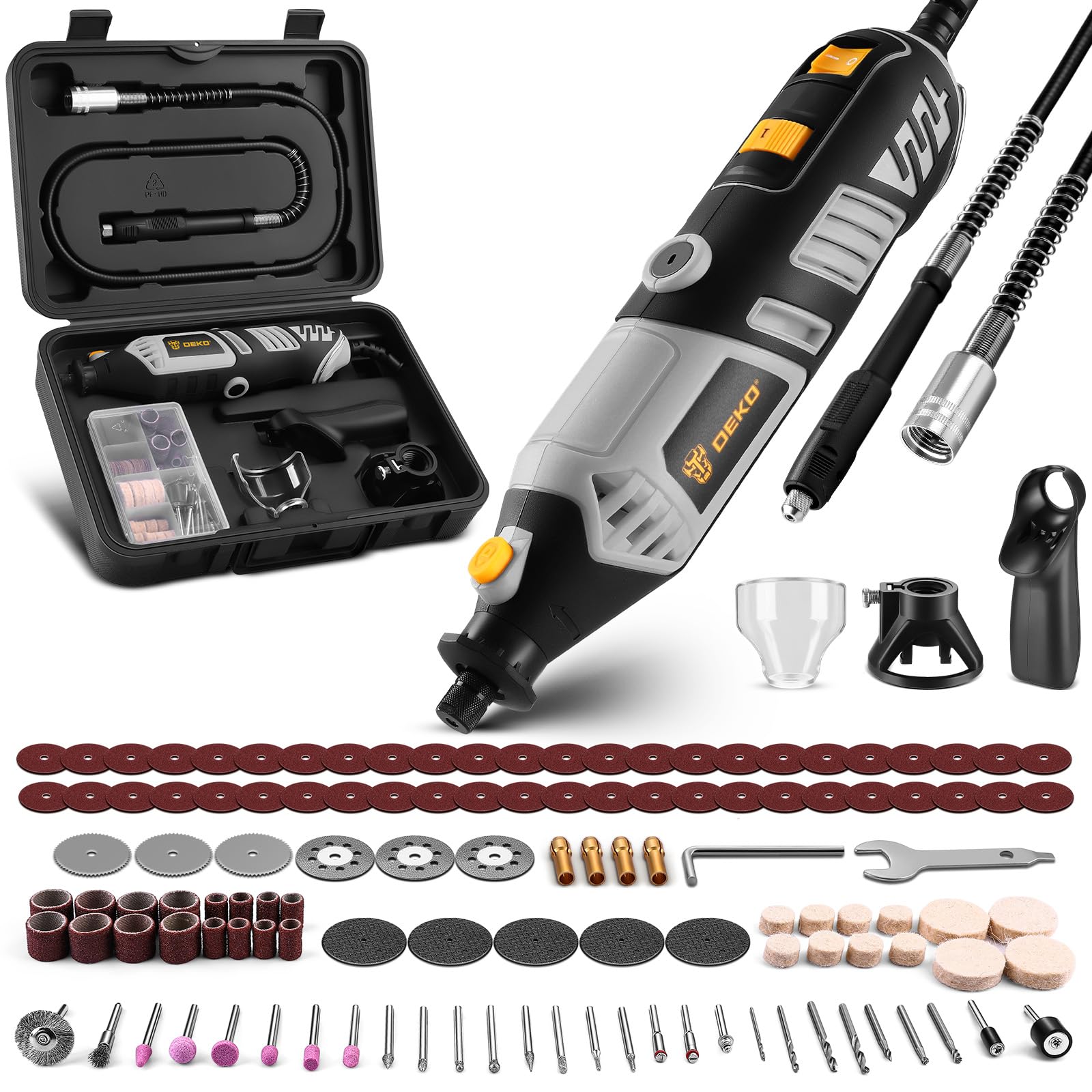 DEKOPRO Multiutensile Rotativo 170W Grigio
