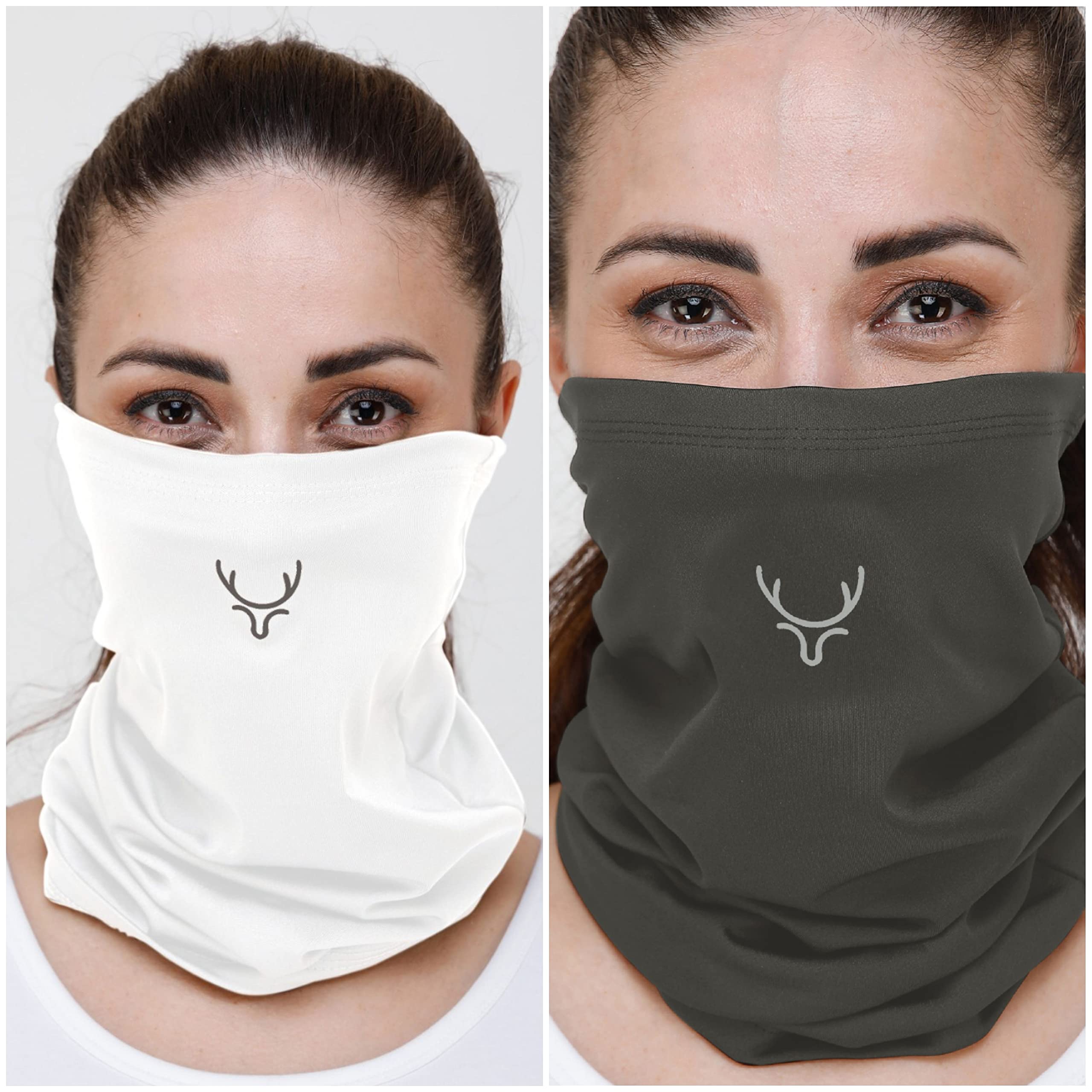 PANTAR White & Army Green Large Mask