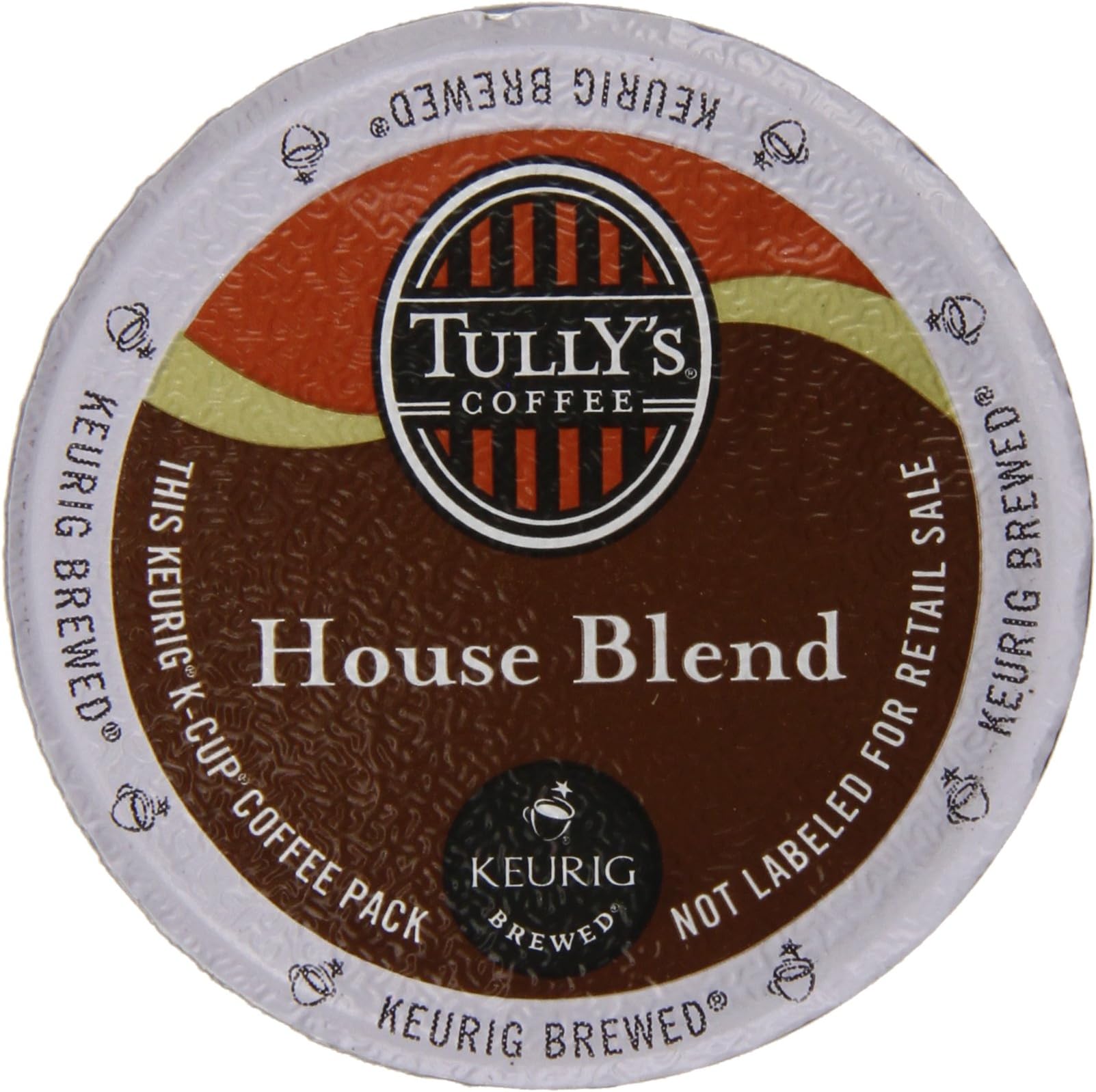 Keurig, Tully's, House Blend, KCup Counts, 50 Count Grocery & Gourmet Food