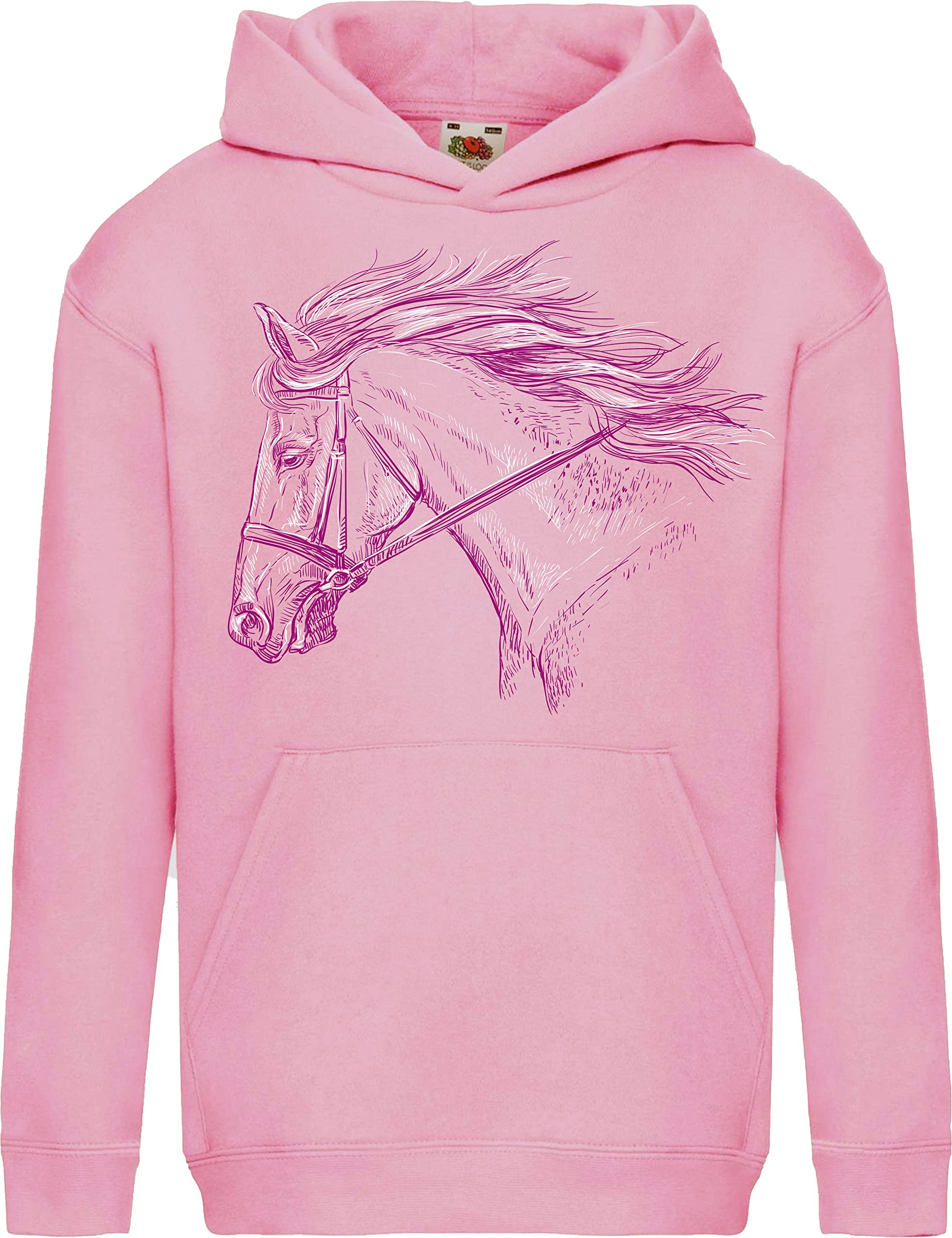 Keep Calm And Love Horses Maglietta Regalo Equestre Felpa Con Cappuccio Da Donna 9piwasuzegyl
