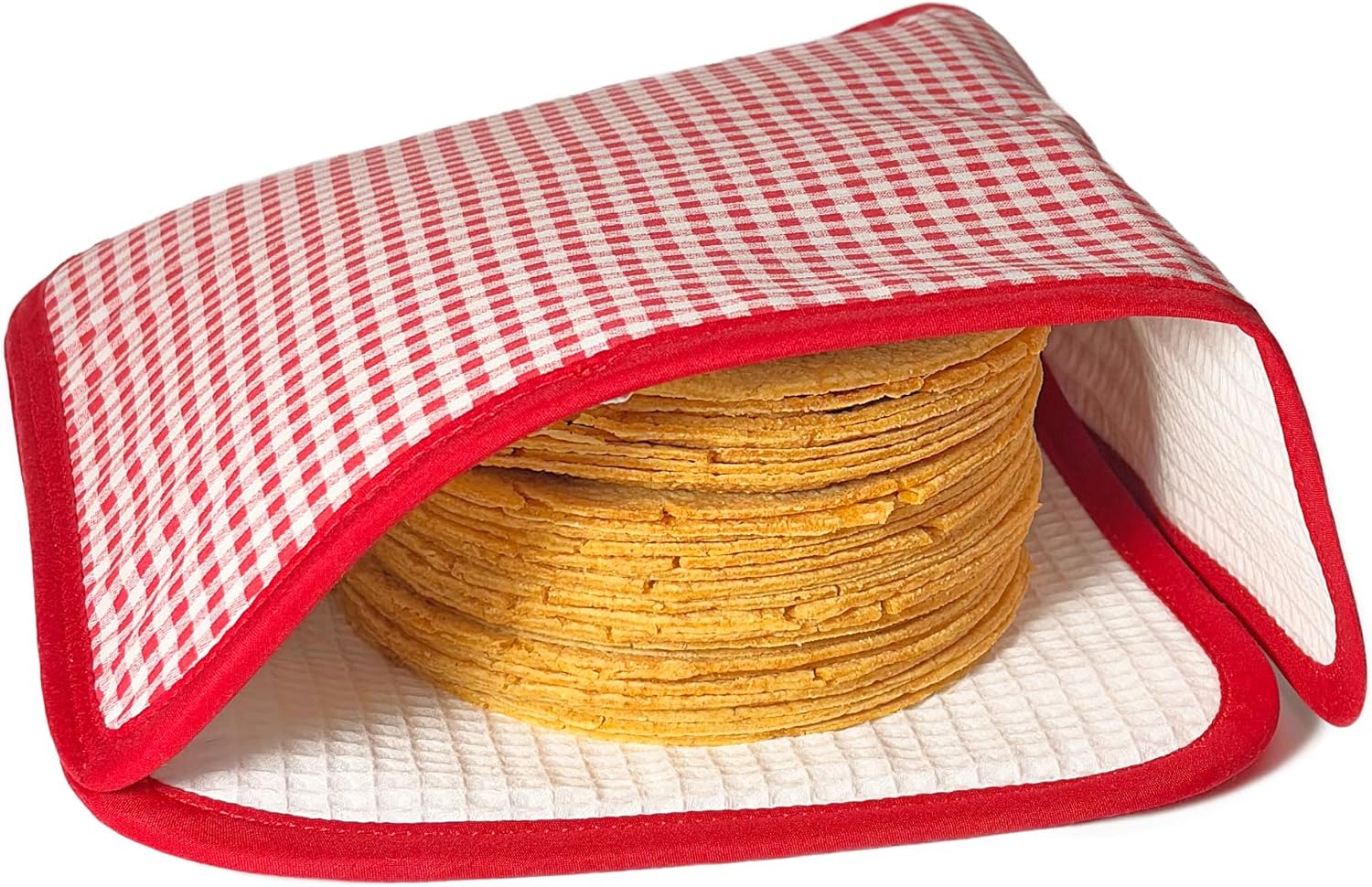 The 2in1 Tortilla Warmer - Keep Warm & Store in Fridge – High Capacity, Cloth, Made in Mexico, Corn & Flour Tortillas | Patented Design
