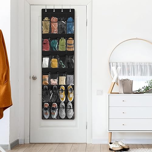 Vista 85 de Simple Houseware - Organizador para colgar en la puerta Marrón