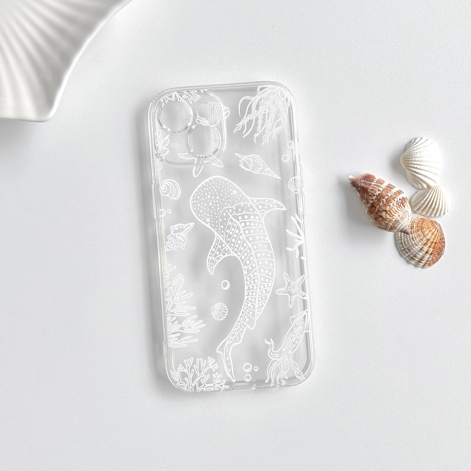 Amazon.com: NITITOP Compatible with iPhone 15 Case Clear Cute
