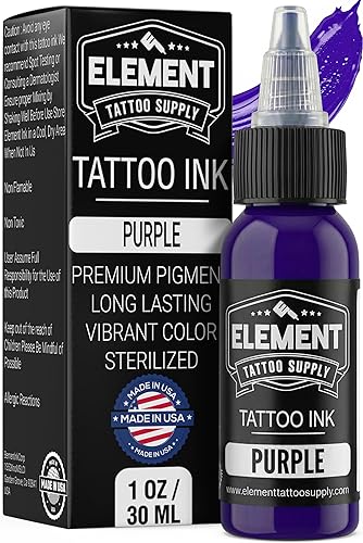 Miniatura 44 de ELEMENT TATTOO SUPPLY - Tinta de tatuaje blanca - Tinta de tatuaje profesional y suministros para resaltar, mezclar y mezclar - Tinta de tatuaje