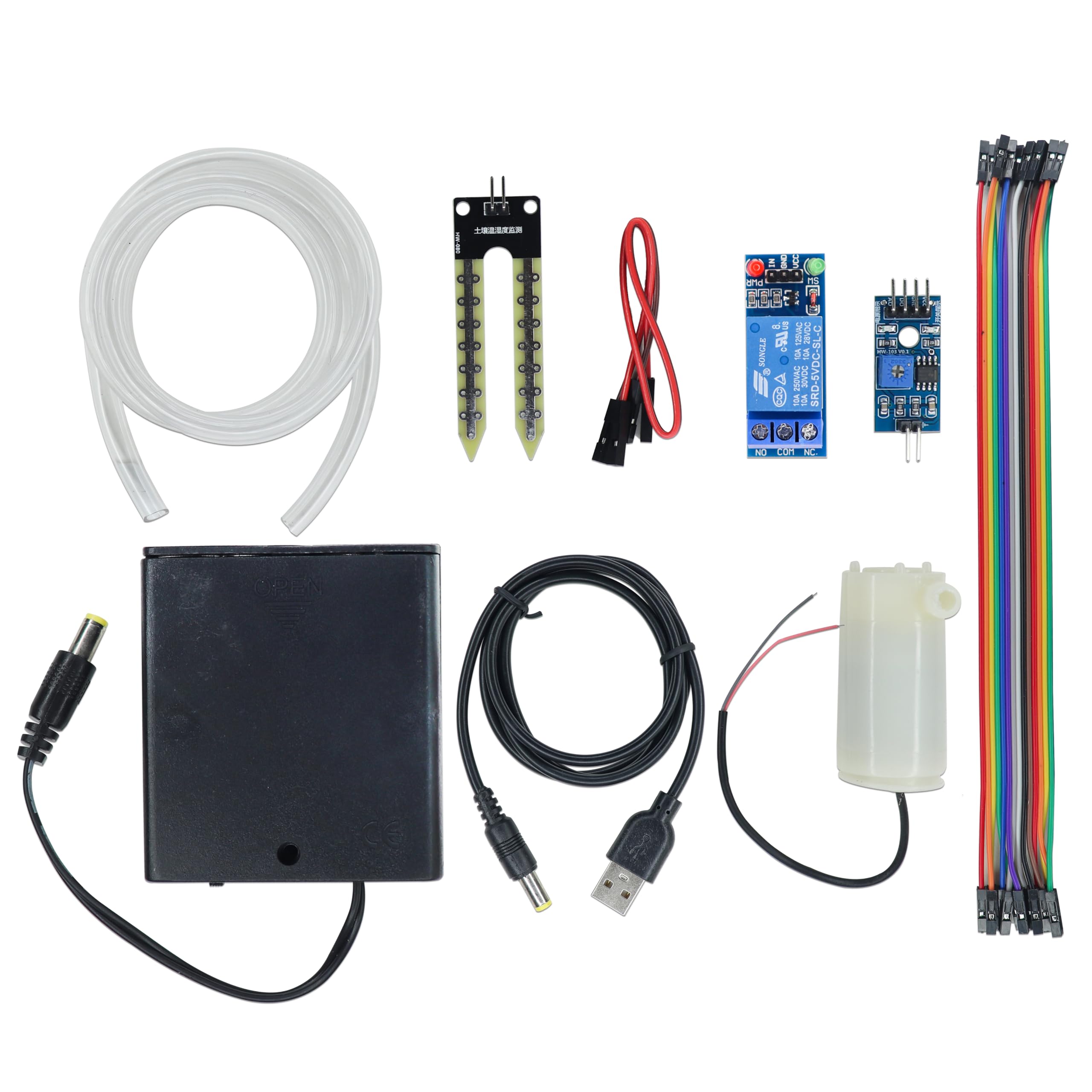 Electronic Spices Soil Moisture Sensor Kit Automatic Watering System Manager with Mini Water Pump for Arduino DIY Kit (B0CWZSDNC3) Amazon Price History, Amazon Price Tracker