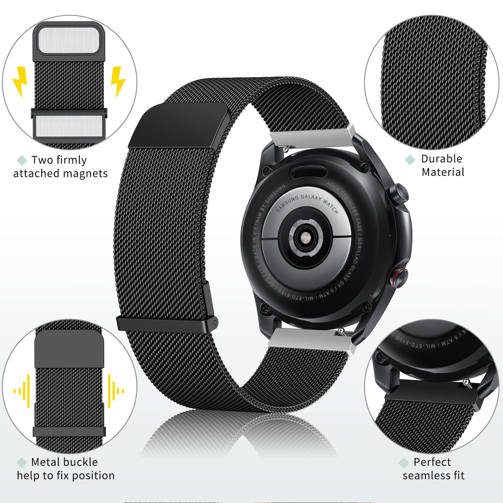 Amzpas Silikon-Armband Für Amazfit GTR 2/3/4 – Verstellbar, Armeegrün, Wasserdicht, Für Damen & Herren