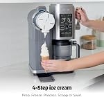 Ninja CREAMi Machine à Glace et à Crème Glacée, Sorbet, Milkshake, Yogourt Glacé, Programme Basse Calories & Plus, 13-en-1, Poignée de Crème Glacée & (2) Pintes CREAMi Swirl de 16 oz, Pour Enfants & Tous les âges, NC701C