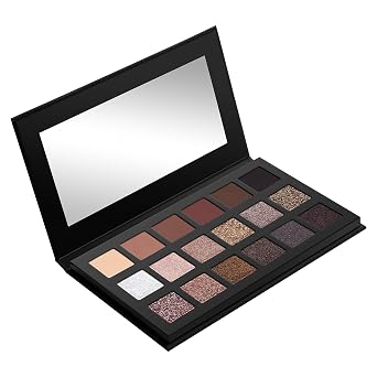 LORAC PRO Matte & Shimmer Eyeshadow Palette, Metallic High Pigmented, Mirror Compact