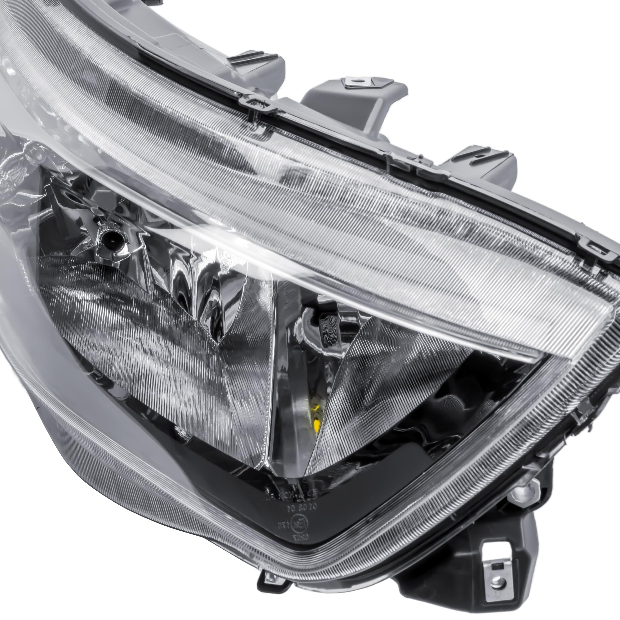 LONGLING Faros delanteros derechos con motor y conector cuadrado para Iveco Daily VI 2019-2025