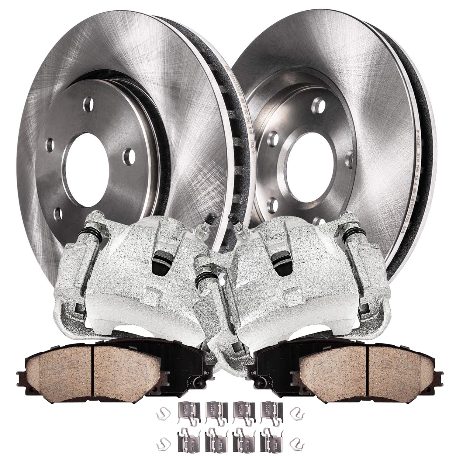 Detroit Axle - Front Brake Kit for Toyota Rav4 Prius V Lexus HS250h