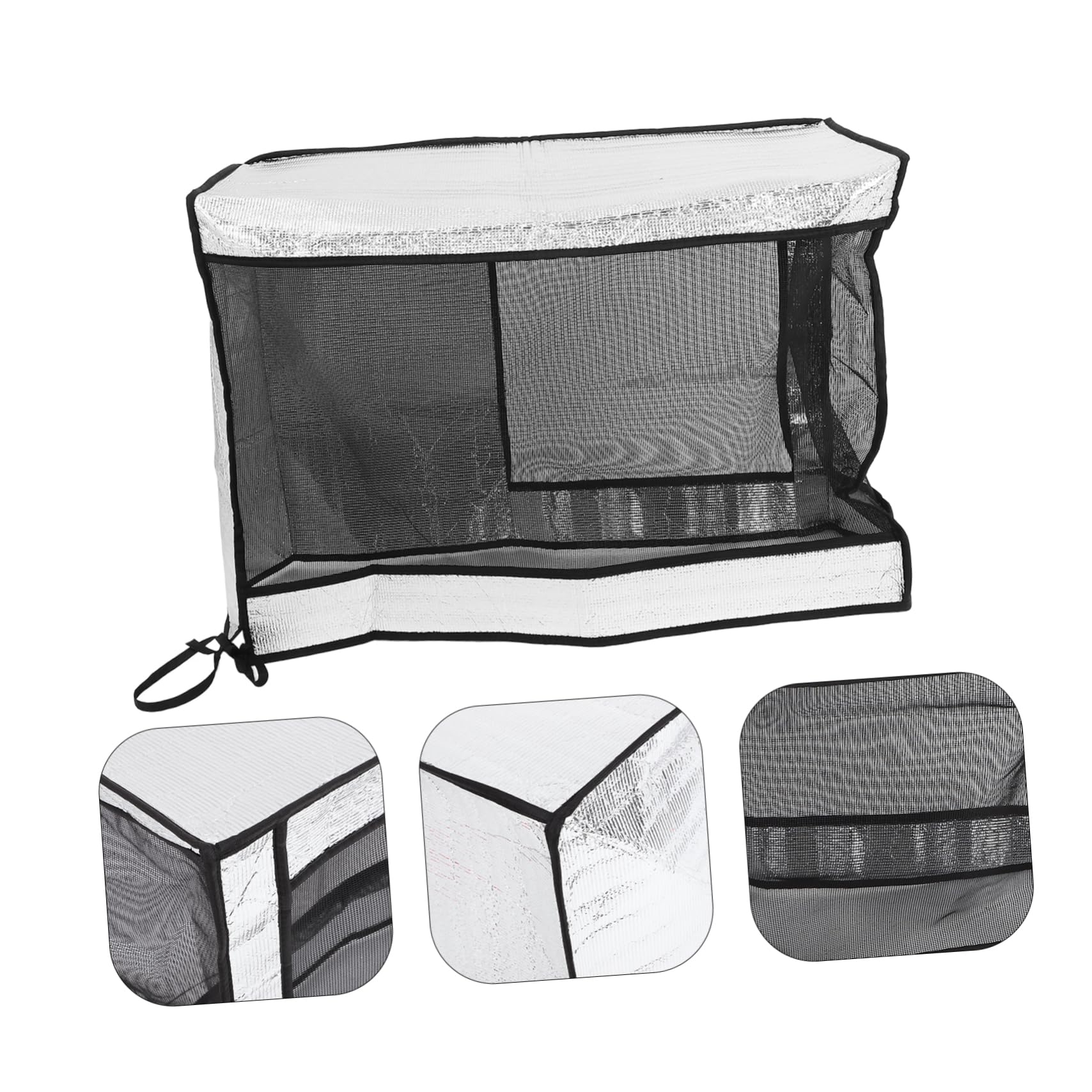 DOITOOL Para Aire Acondicionado Exterior Resistente Al Sol y Aislamiento Térmico Funda Antipolvo Para Equipos De Climatización