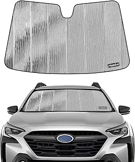 Windshield Sun Shade for Subaru Legacy/Outback 2023-2025,Front Window Sunshade Shield,Silver for Summer, Black for Winter