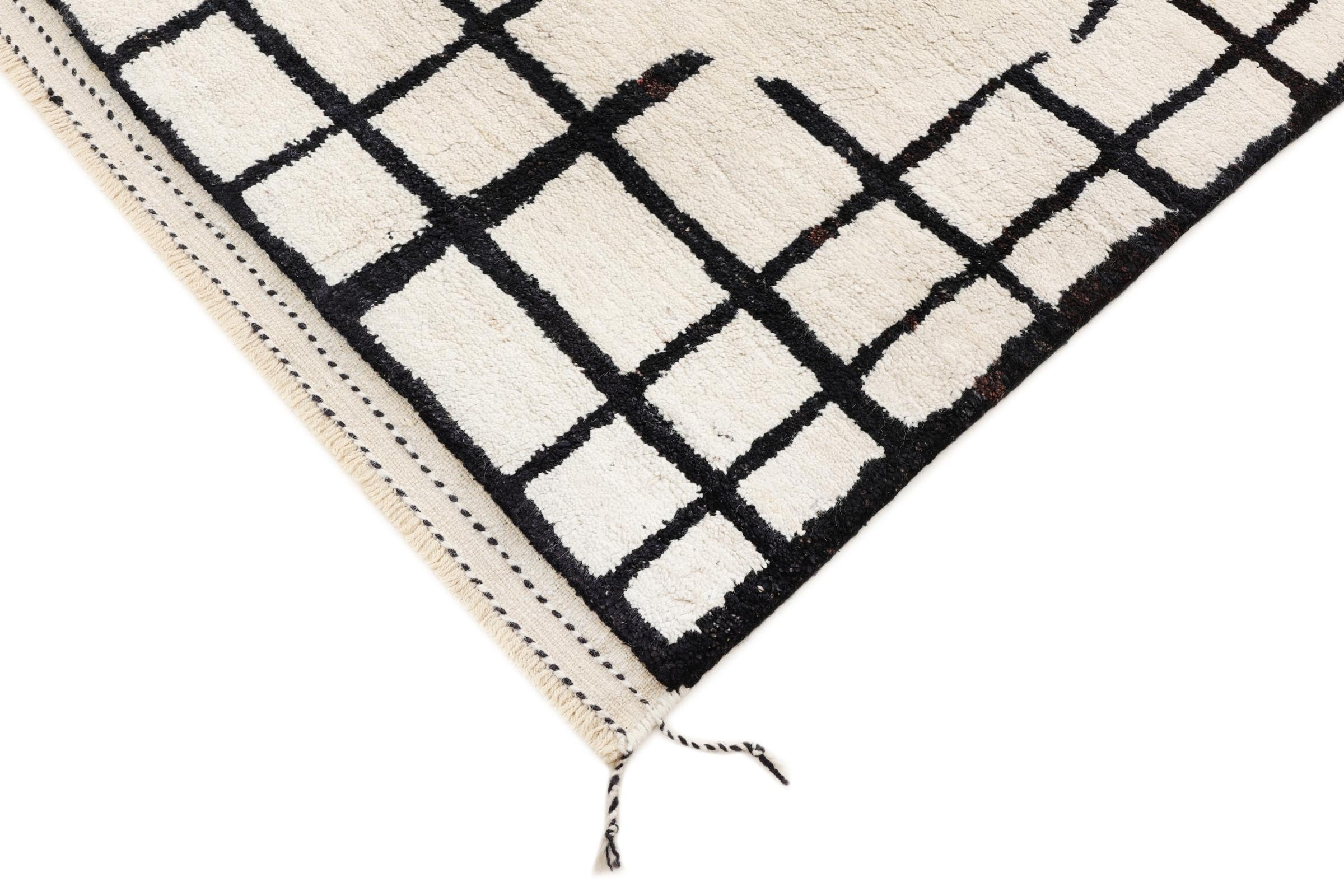 Berber Maroccan 159x240 Ręcznie tkane Nowoczesny Dywan orientalny Dywan designerski Dywan Wełna