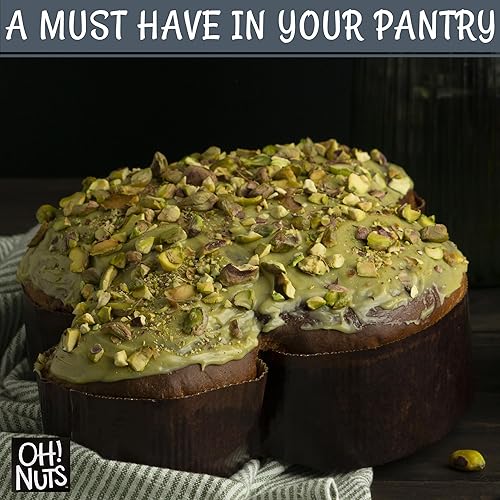 Miniatura 3 de Oh! Nuts Pistachos de estilo iraní, tostados ligeramente salados, nueces enteras sin cáscara, para aperitivos saludables, paleo, ceto, vegano y