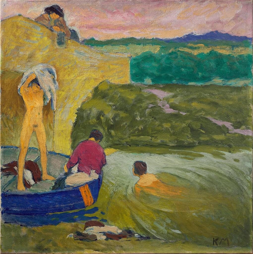 Imagen de Lienzo Bañistas Koloman Moser para Decorar un Salón Moderno 5