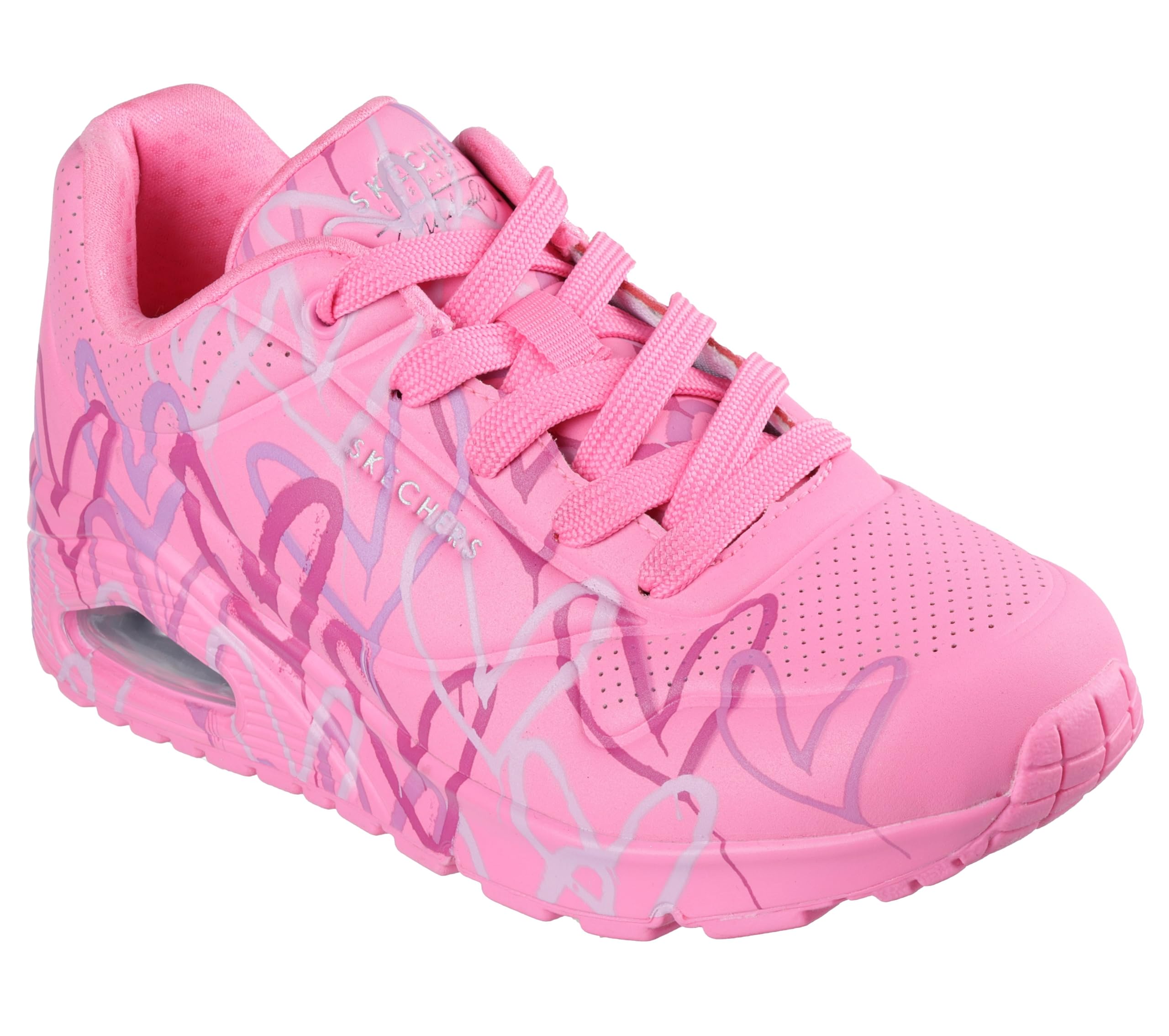 Skechers UNO Spread THE Love, Damen Sneaker, Pink,