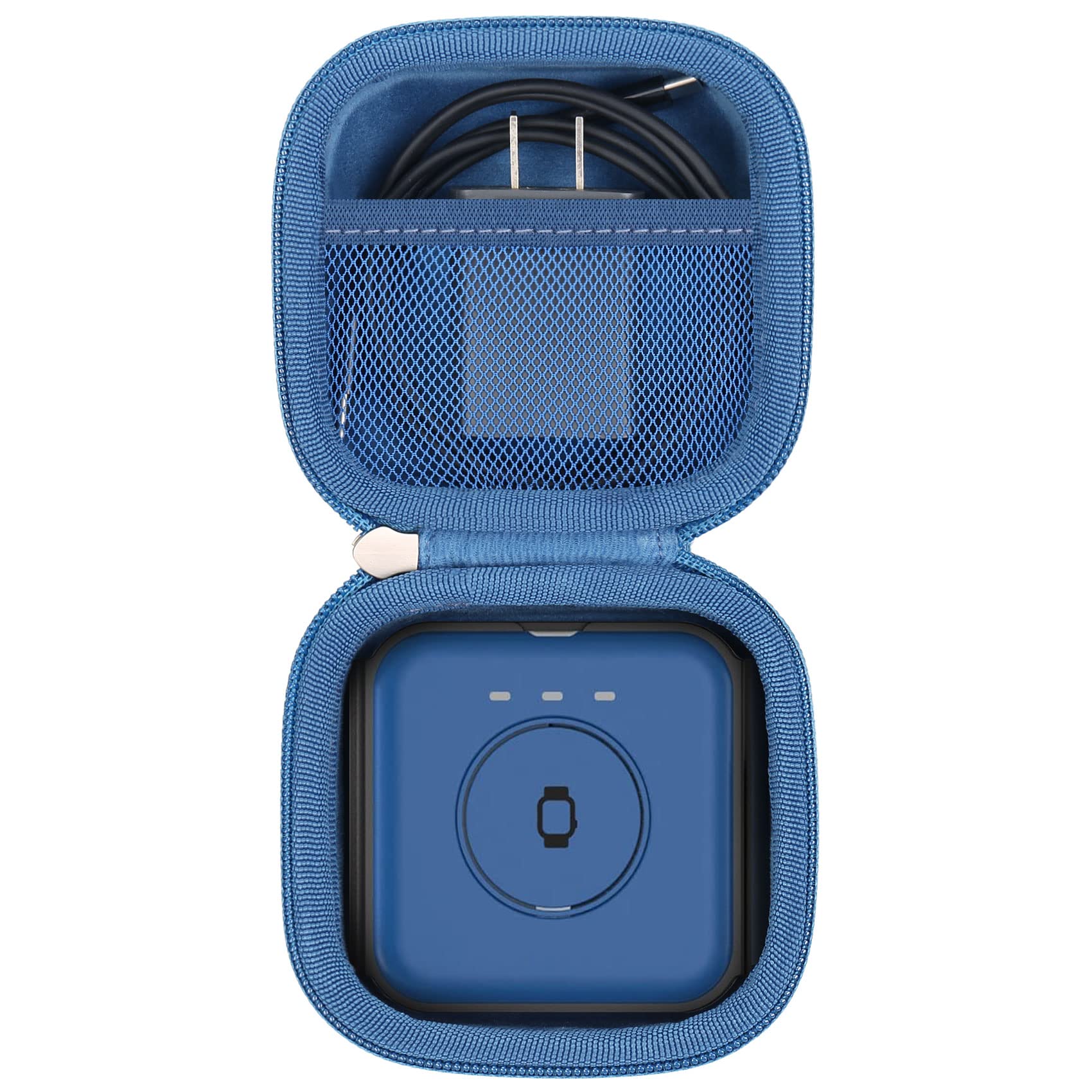 khanka Hard Travel Case Replacement for Iseyyox/RTOPS/Hicober/UCOMX Nano 3 in 1 Wireless Charger,Magnetic Foldable Charging Station, Case Only (Blue)