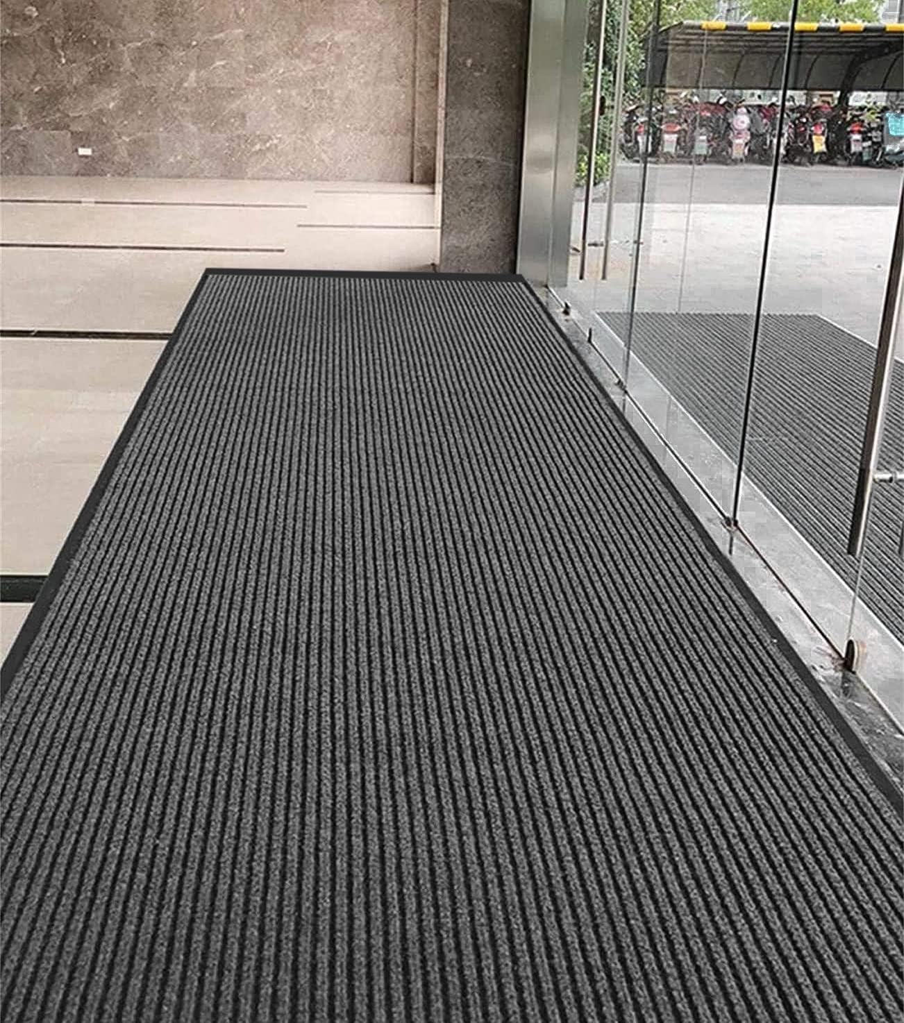 Nisorpa Tapis de couloir antidérapant extra long lavable pour la maison, le bureau, la cuisine - 90 x 500 cm
