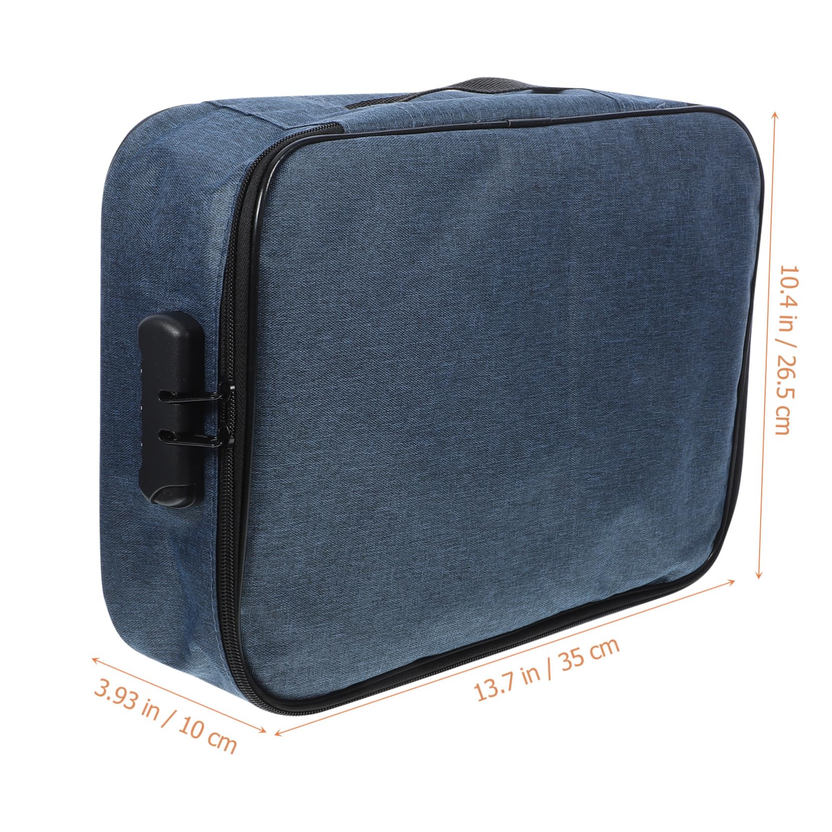 Organizer Documento da Viaggio Oxford Chiusura a Combinazione, Design Multi-strato Elegante e Capiente per Uso Quotidiano e Viaggi