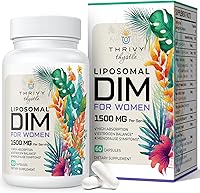 Vista 8 de Liposomal DIM 400 mg - Equilibrio hormonal, apoyo al estrógeno para mujeres, suplemento DIM con vitamina E, onagra, cimicifuga, ácidos grasos
