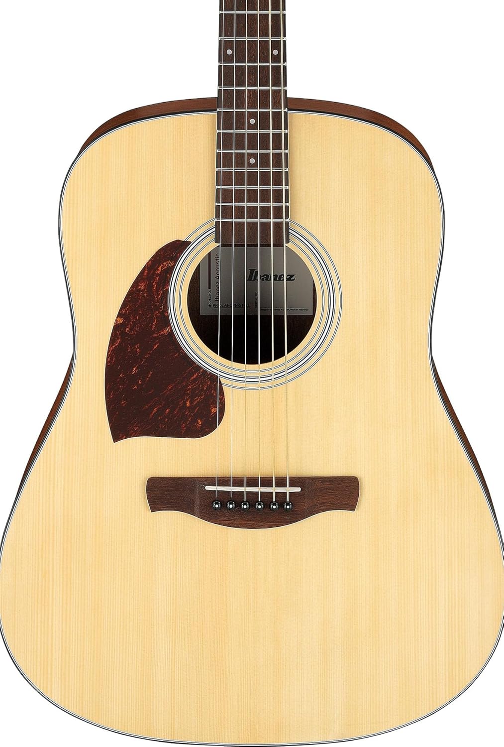 Ibanez PF50L PF Performance Dreadnought Acoustic Guitar, Left-Handed - Natural Bundle with Gig Bag, Tuner, Strap, D'Addario Strings, Picks, Austin Bazaar Instructional DVD, and Polishing Cloth