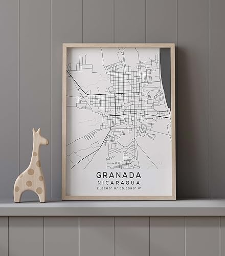 Miniatura 9 de Mapa de Granada, Nicaragua, Luz 2 (18x24)