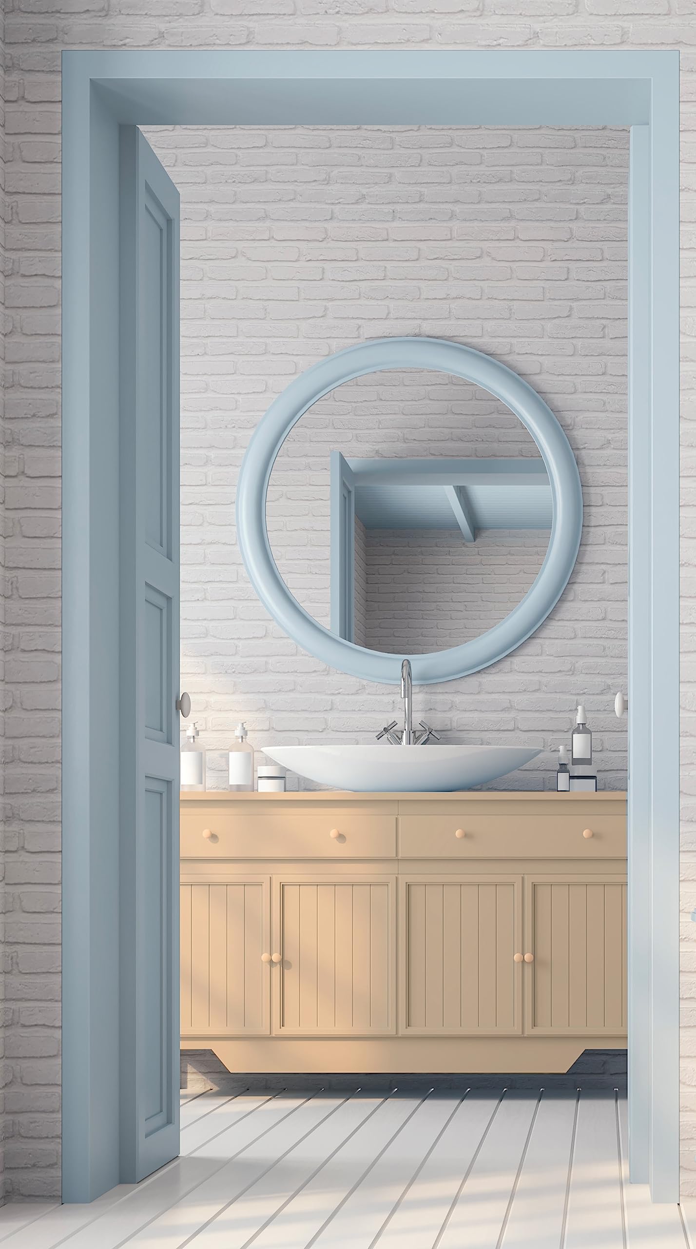 Pintura para muebles de cocina y baño con laca de poliuretano de un componente de satén Aqua PU Mono, 750 ml, 7,5 m², color beige nude