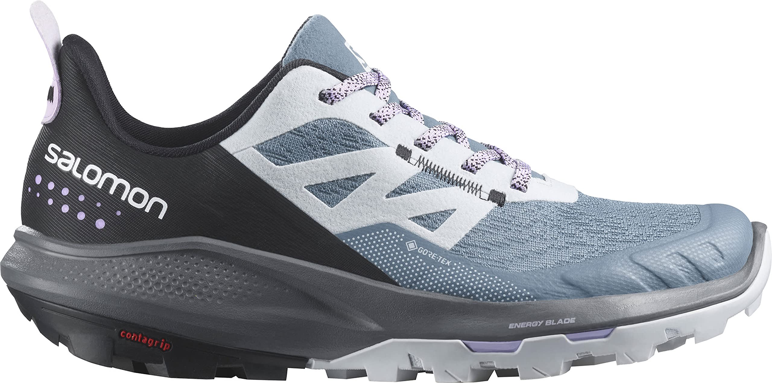 SALOMON Outpulse Gore-tex - Zapatillas de senderismo para mujer, Azul (China Blue), 8.5