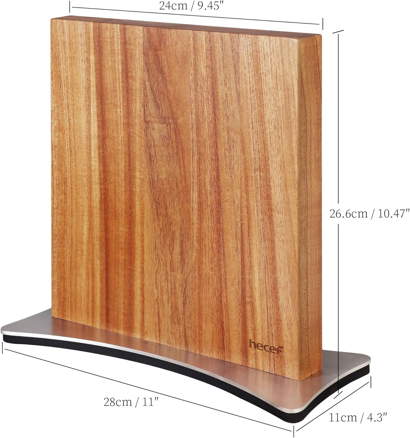 hecef Magnetic Knife Block Holder Rack Magnetic Stands with Strong Enhanced Magnets Multifunctional Storage Knife Holder