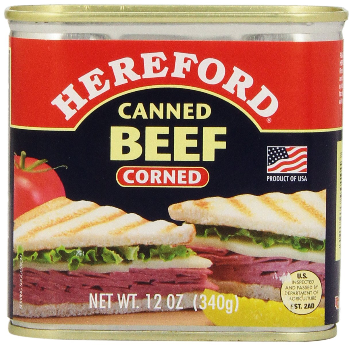 Hereford Canned Corned Beef, 12 oz
