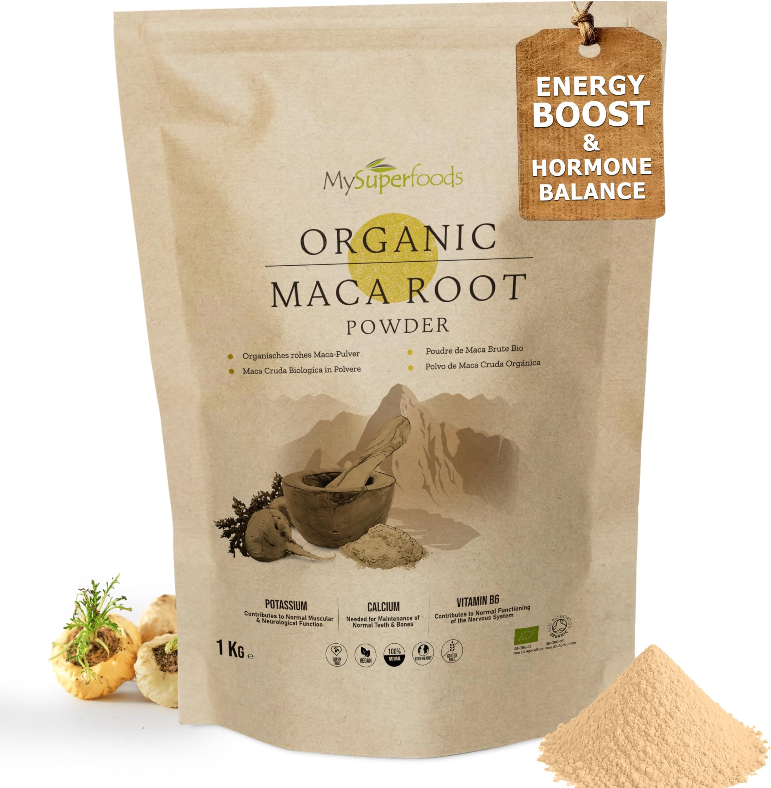 MySuperfoods Organic Maca Root Powder 1kg