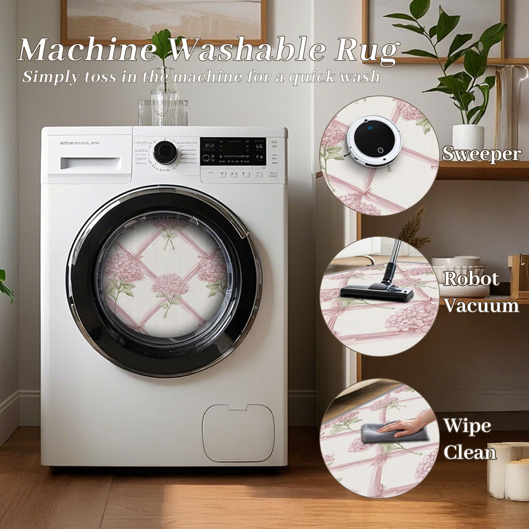 Gitter 140 x 200 cm Rutschfest & Pflegeleicht Kurzflor Wohnaccessoires für Wohnzimmer Jugendzimmer & Schlafzimmer motivfür Mädchen