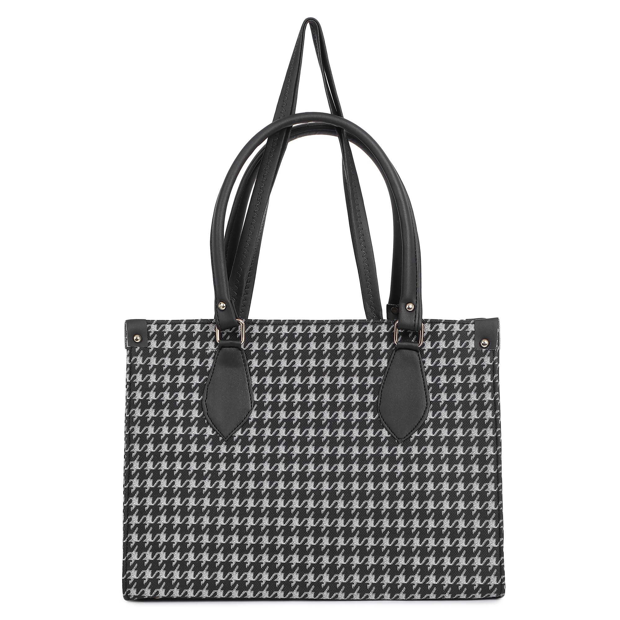 Carrylux Spacious Tote Bag with Zipper Closure, Tote Bag for Women, Handbags for Travel, Beach Totes With Dual Handle (Black) (B0DHHGWBY8) Amazon Price History, Amazon Price Tracker