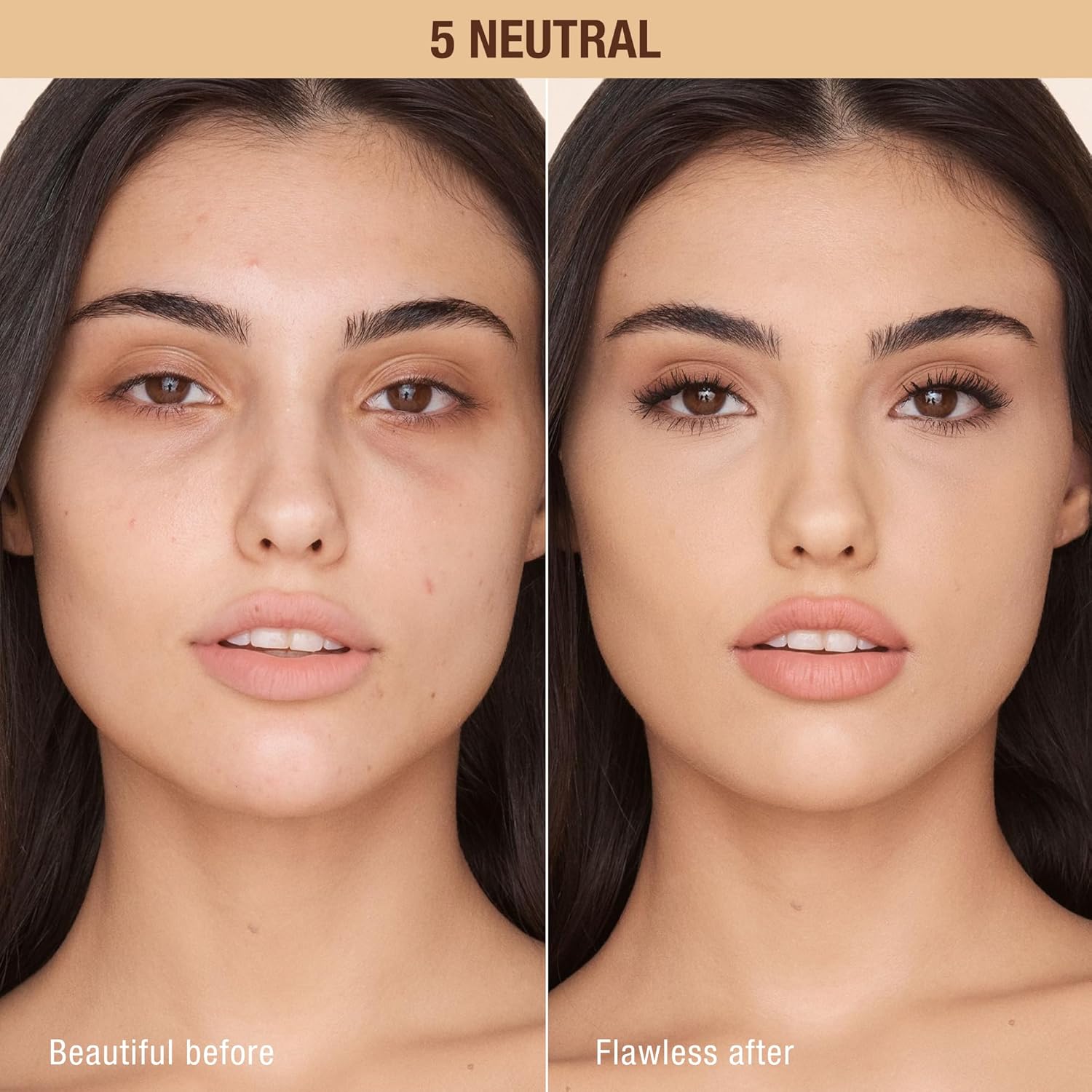 Charlotte Tilbury Airbrush Flawless Matte Foundation - Full Coverage Liquid Makeup with a Natural-Matte Finish - Smoothes & Blurs Pores - Waterproof & Transfer Resistant - Image 2