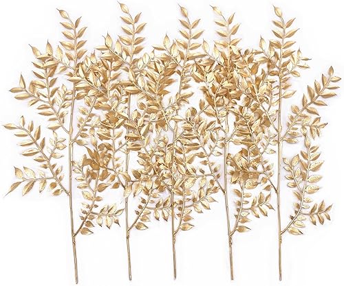 PASYOU Lot de 5 Fausses Plantes pour décoration de Noël, arbustes artificiels do