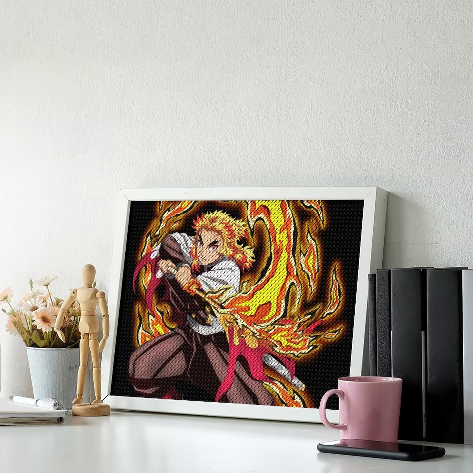 Amazon | ダイヤモンド画 鬼滅の刃 煉獄杏寿郎 (5) Diy