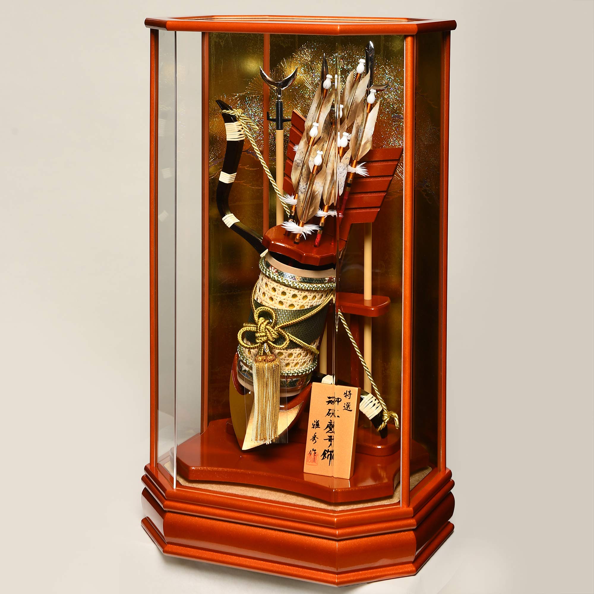 破魔弓 喜多 会津塗」破魔弓飾り | 桂雛／小佐畑人形店