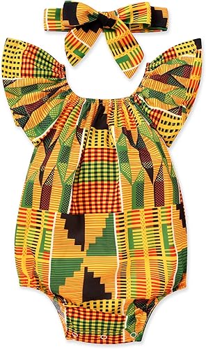 YOUNGER TREE - Conjunto de ropa para bebé, diseño africano Dashiki Ankara