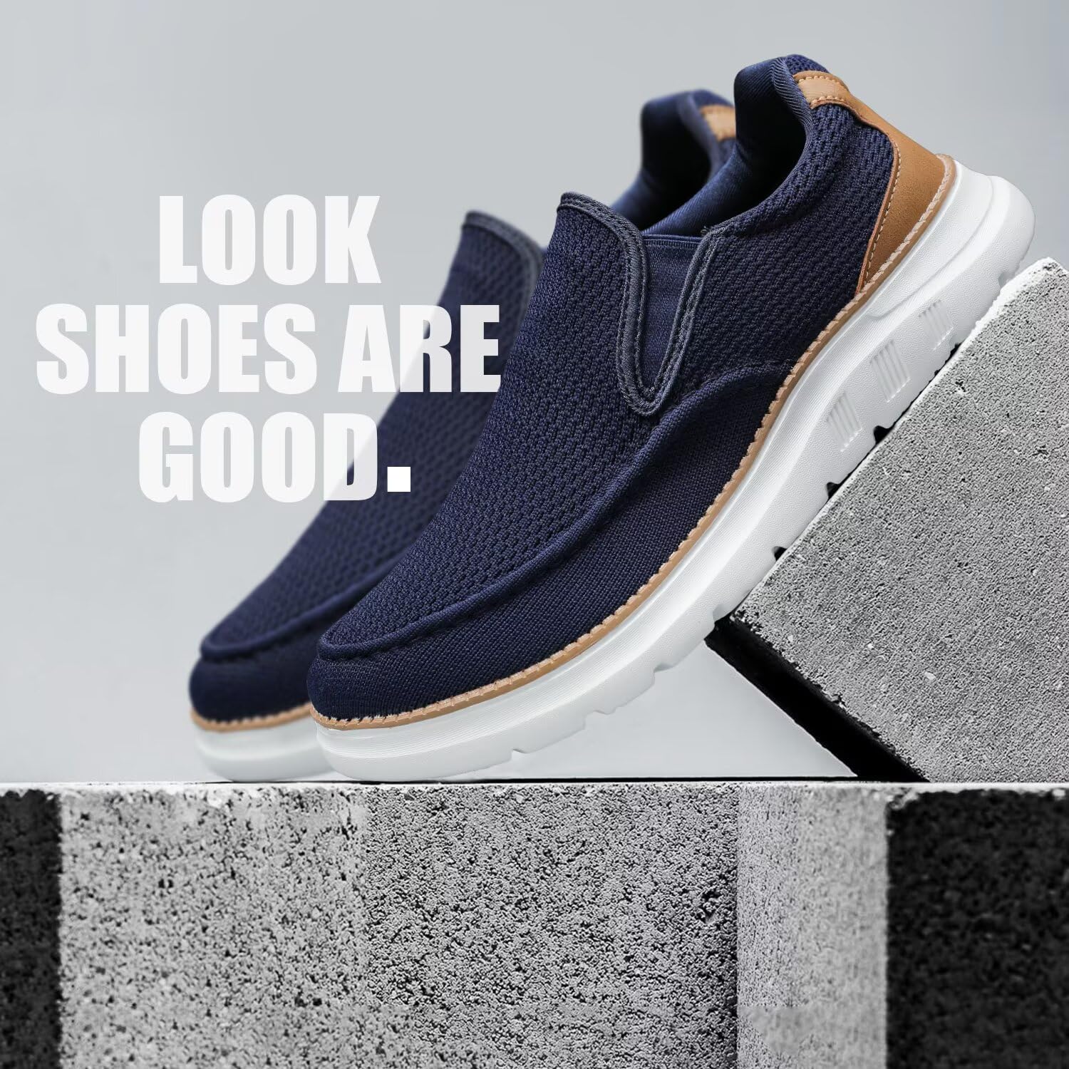Scarpe da Barca da Uomo Casual Loafers Slip On Walking Dress Sneakers Mesh Business Oxfords Lavoro Leggera Suola Morbida