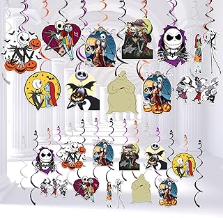Nightmare Before Christmas Hanging Decorations Nightmare Before Christmas Party Decorations Nightmare Before Christmas Halloween Decorations Nightmare Before Christmas Baby Shower Nightmare Before Christmas Birthday Decorations