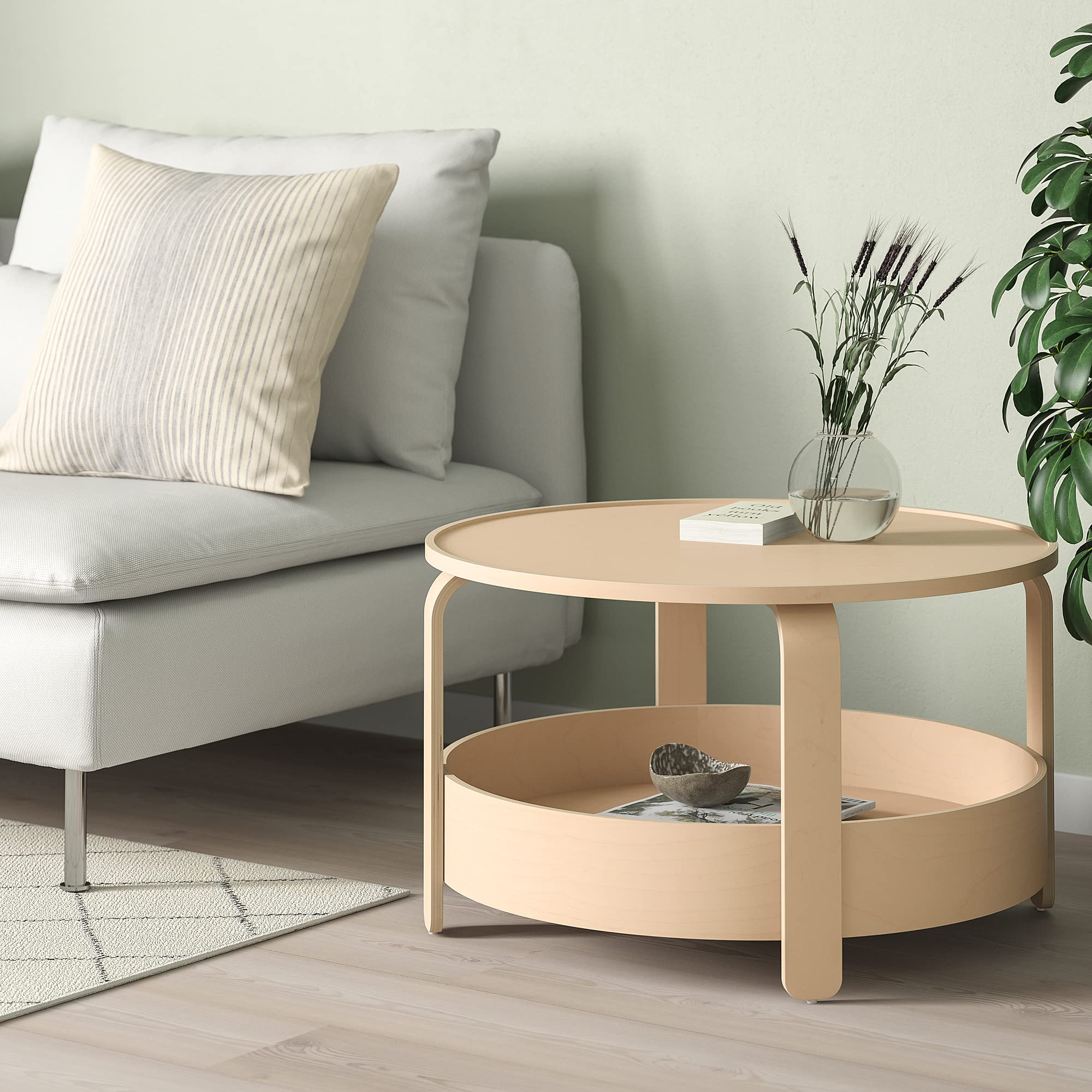 Ikea BORGEBY Table basse en bouleau 70 cm
