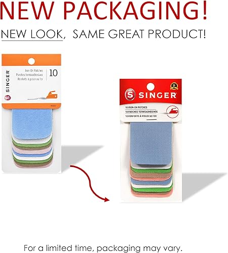 Miniatura 9 de Singer Parches para planchar 20 x 28in surtido oscuro 10 unidades