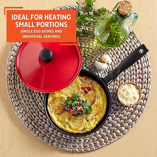 Miniatura 8 de Imusa Cacerola con tapa y asa STD negro rojo o azul