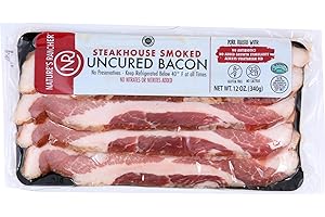 Uncured Bacon: Nature's Rancher Steakhouse Smoked, 12 oz