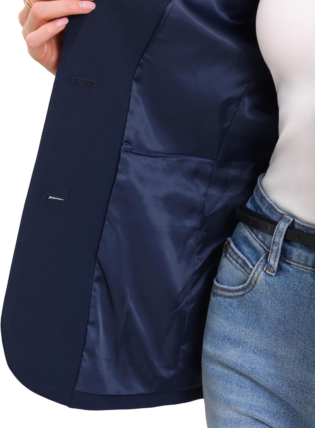 Allegra K Blazers for Women's Business Casual Single Breasted Work Jacket Office Suit - Image 5