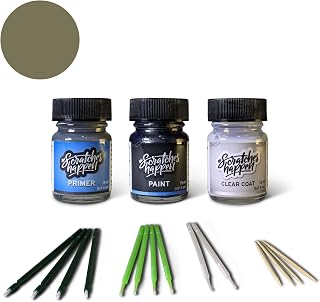 ScratchesHappen Exact-Match Touch Up Paint Kit Compatible with Honda Aberdeen Green Metallic (G-525M) - Bottle, Preferred
